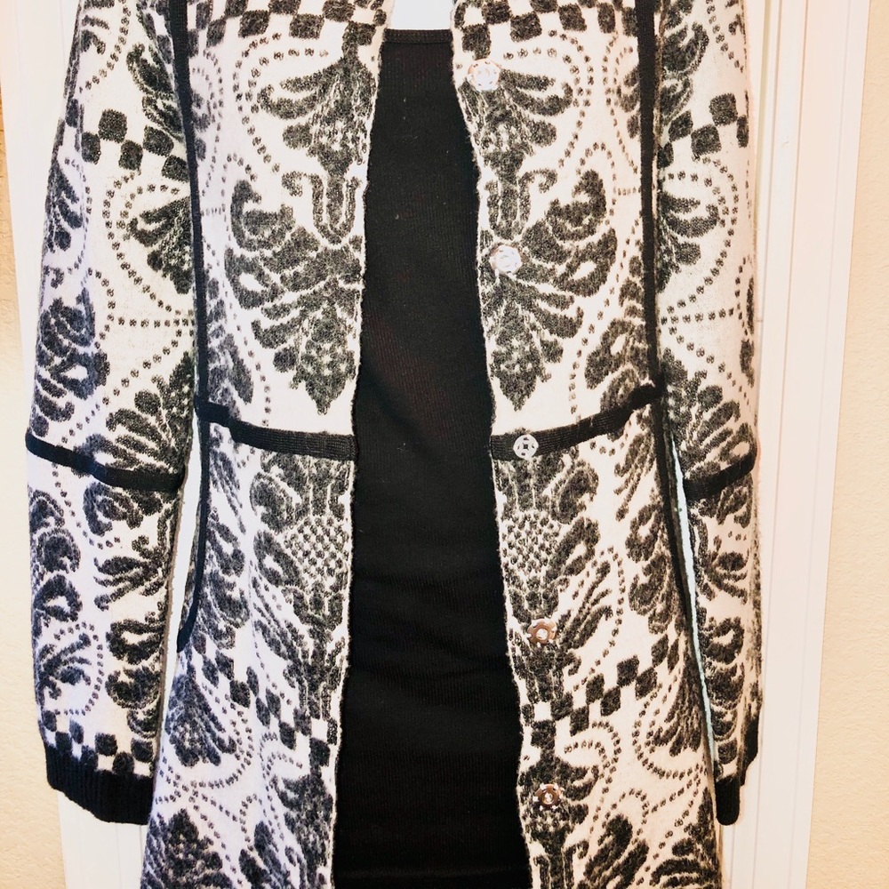 🔥FINAL SALE🔥FLEUR PRINT WOOL DUSTER - Picture 6 of 8